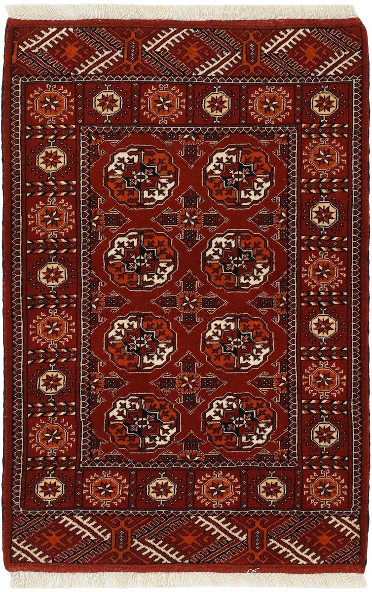 Orientteppich Turkaman 84x125 Handgeknüpfter Orientteppich / Perserteppich, Nain Trading, rechteckig, Höhe: 6 mm
