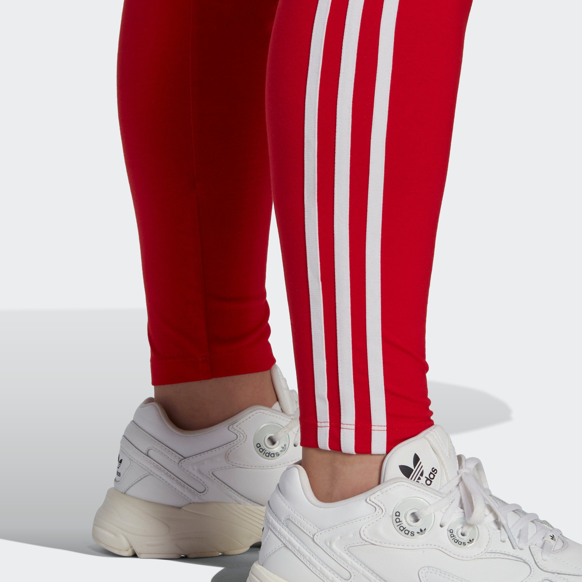 adidas Originals GROSSE (1-tlg) Scarlet 3-STREIFEN Leggings Better ADICOLOR – GRÖSSEN CLASSICS