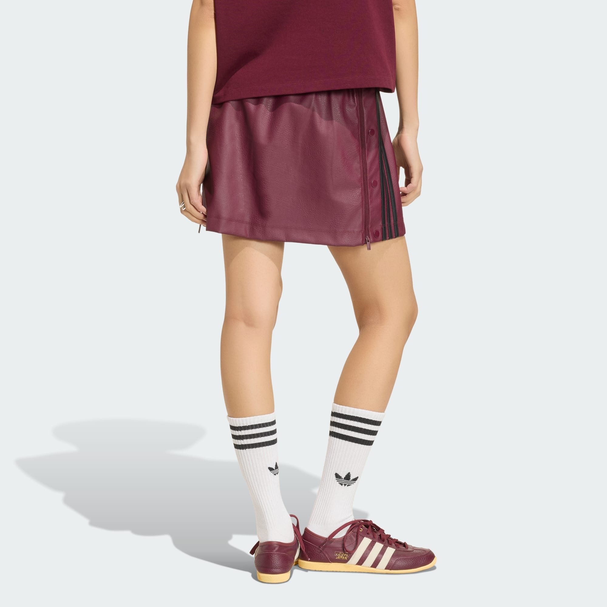 adidas Originals Jerseyrock ADIBREAK ROCK AUS KUNSTLEDER (1-tlg)