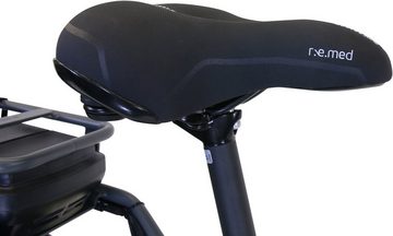 HAWK Bikes E-Bike HAWK eCity Wave BAFANG, 7 Gang Shimano Nexus 7G Schaltwerk, Nabenschaltung, Frontmotor, 418 Wh Akku, Pedelec, Elektrofahrrad für Damen, Cityrad