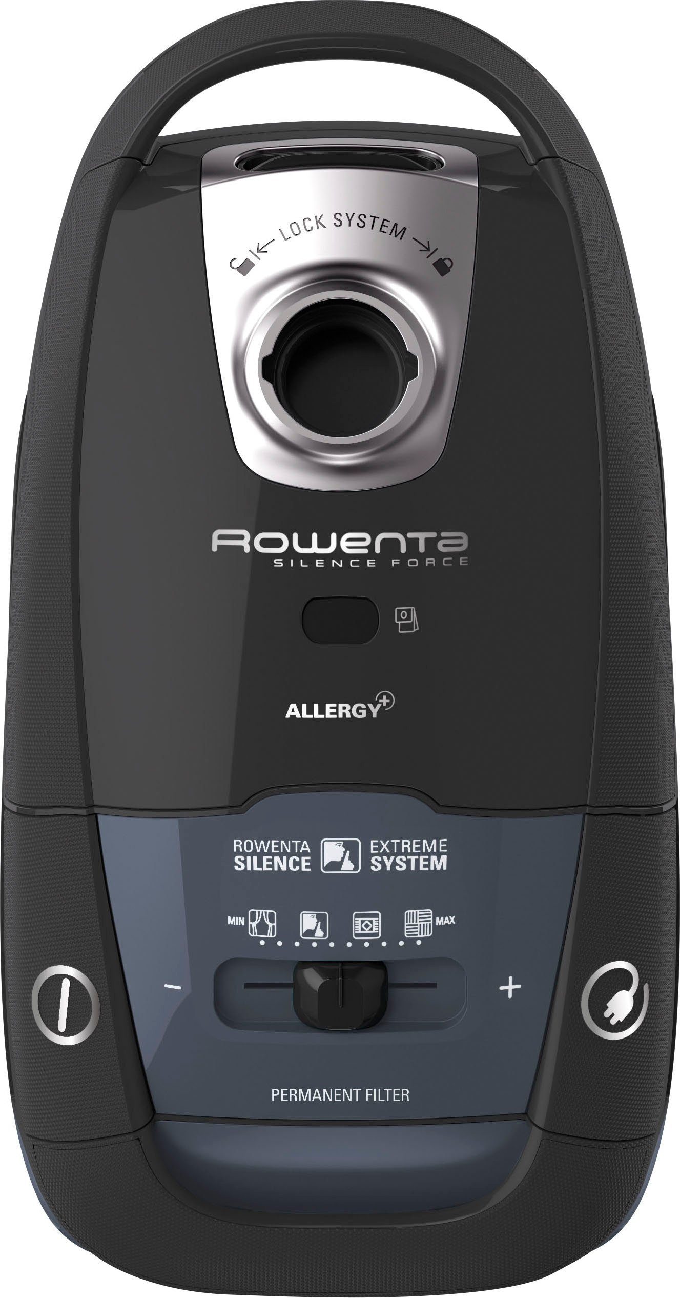 mit Allergy+, 750 W, RO7755 Beutel Rowenta Bodenstaubsauger Silence Force