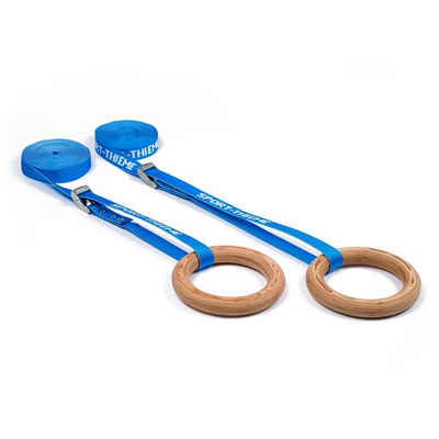 Sport-Thieme Turnring Turnringe-Set Indoor, Starke Belastbarkeit bis zu 200 kg, 120 kg pro Ring