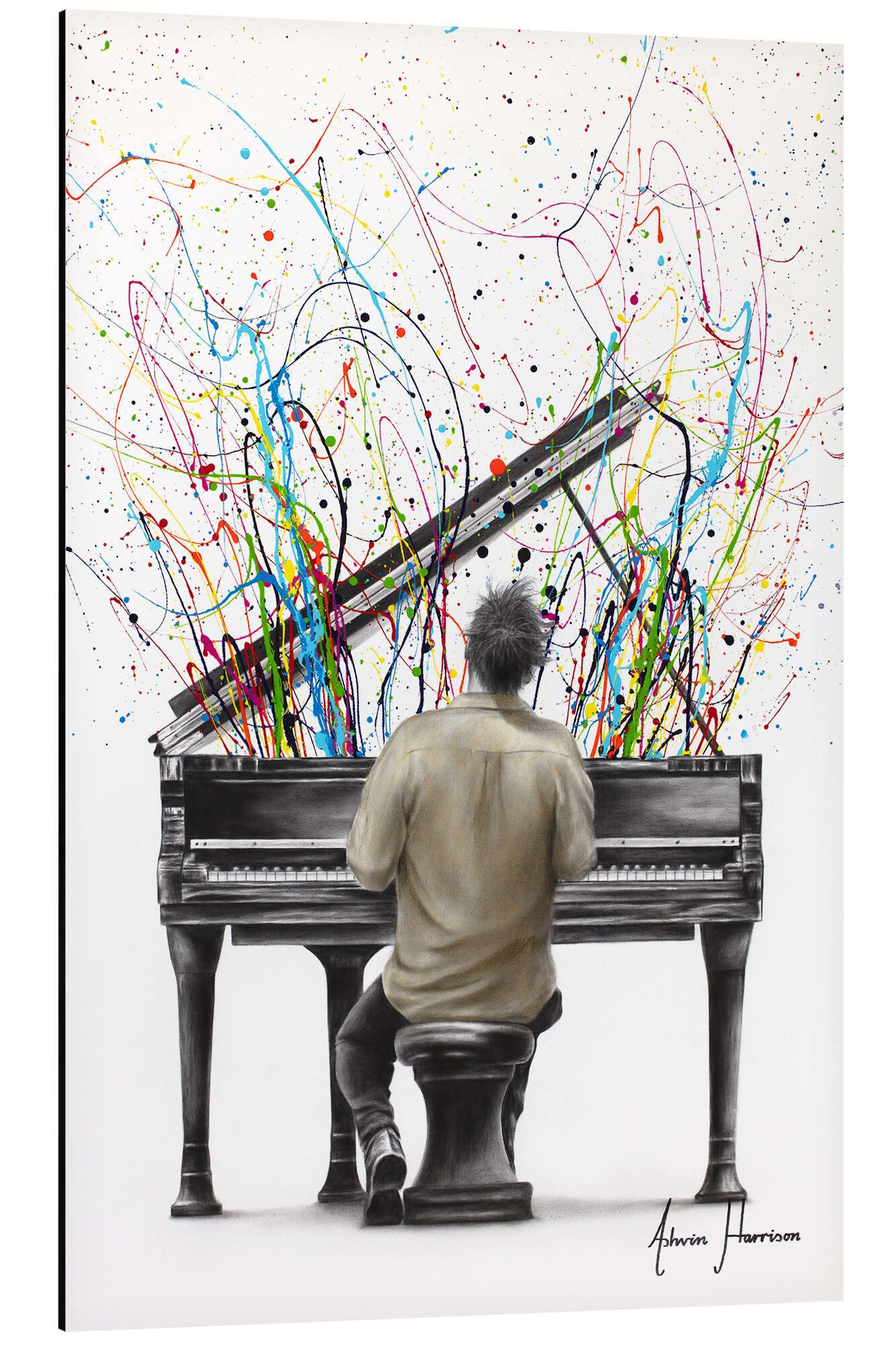 Alu-Dibond-Druck Ashvin Harrison