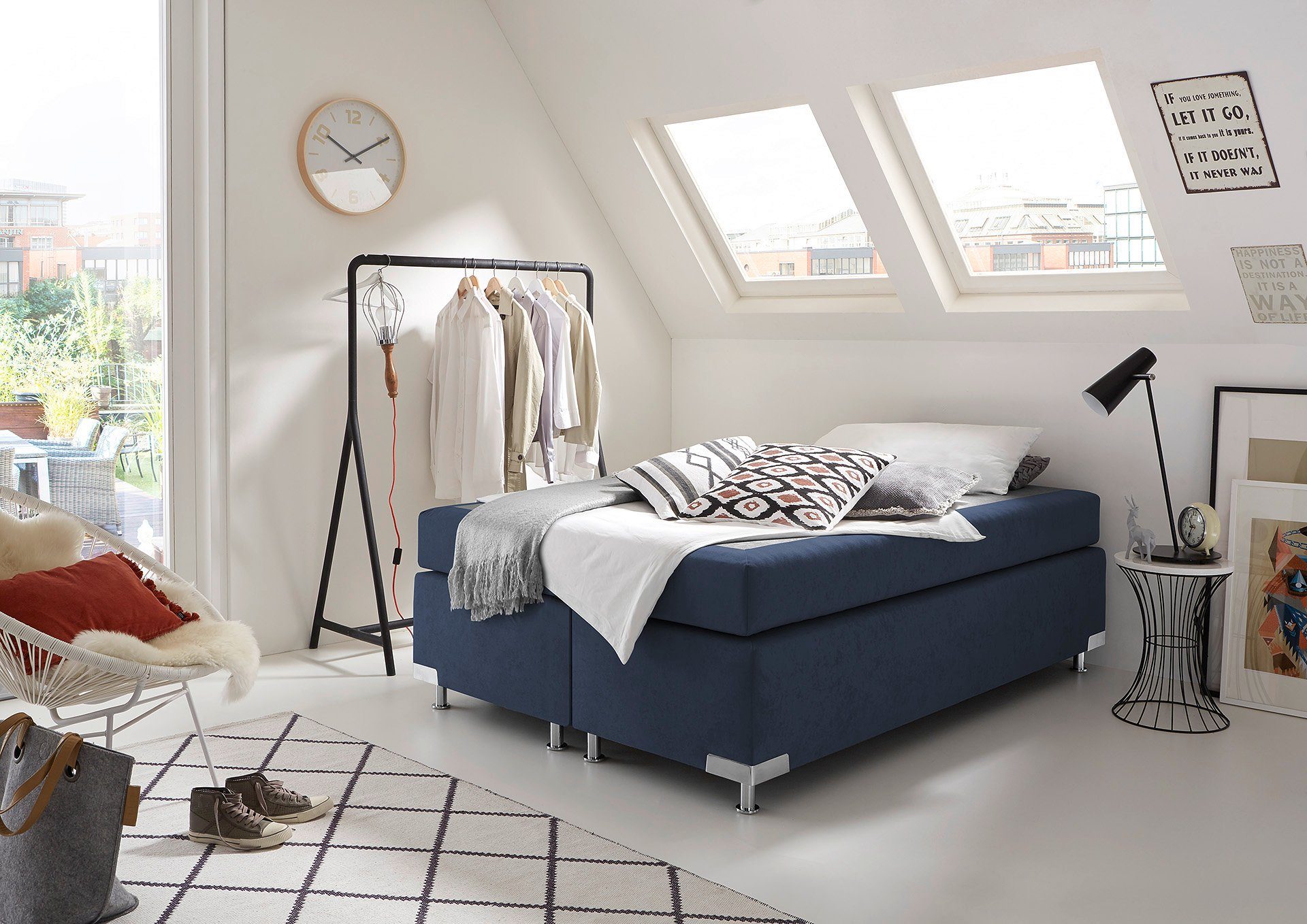 Westfalia Schlafkomfort Boxspringbett Holland, ohne Kopfteil, günstig online kaufen