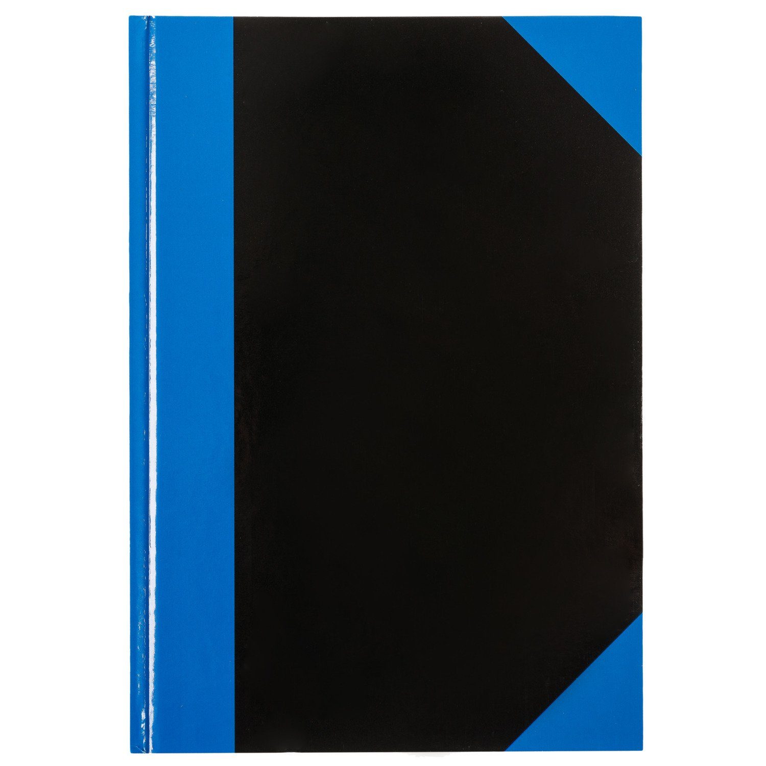 Idena Notizbuch Idena Notizbuch Kladde liniert 96 Blatt 70g/m² schwarz/blau DIN A5