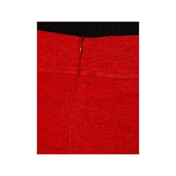 MORE&MORE Jerseyrock rot passform textil (1-tlg)