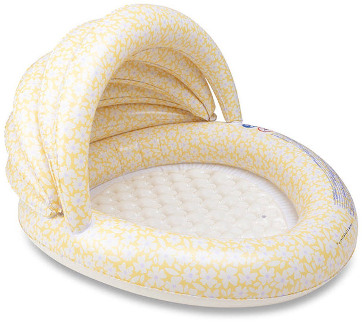 Swim Essentials Pool Swimming Pool 100 cm Yellow Flowers Canopy 100 x 77 cm, Swimmingpool Planschbecken – Bild 3 von 3
