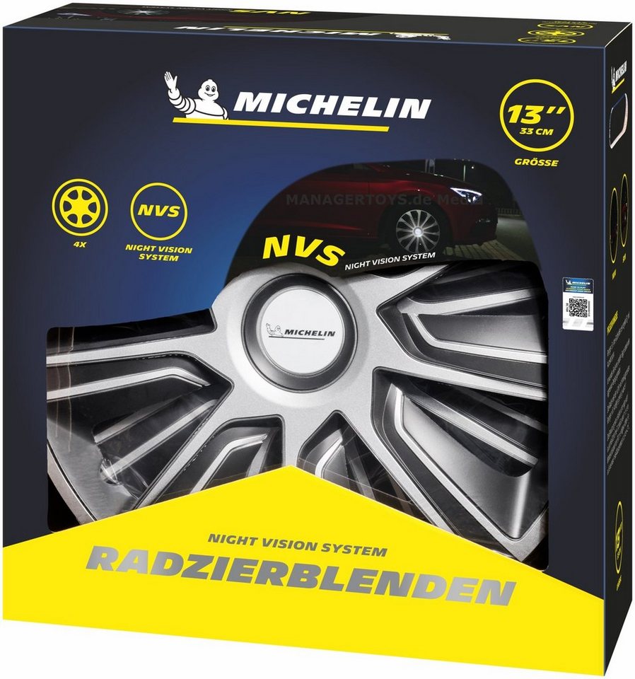 Thumbnail - Michelin Blende Vier Stück LUISE LOUISE Radkappe 13 Zoll Radzierblende universal 4 Set
