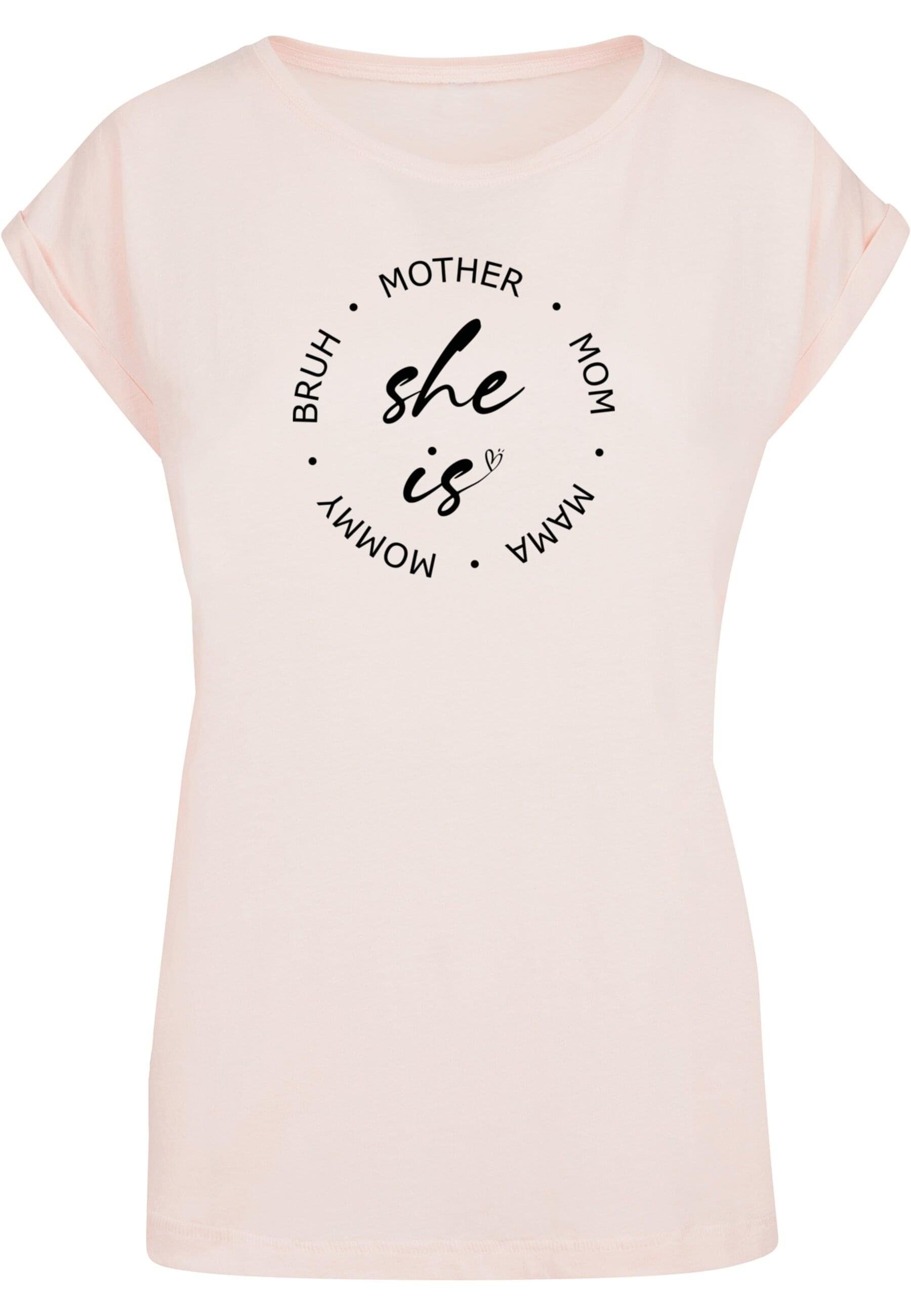 Merchcode T-Shirt Damen Ladies Mothers Day - She is T-Shirt (1-tlg)