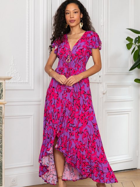 ANNIS Fashion & Accessoires Maxikleid "CINZIA" (1-tlg) NEU, Viskose, lang günstig online kaufen
