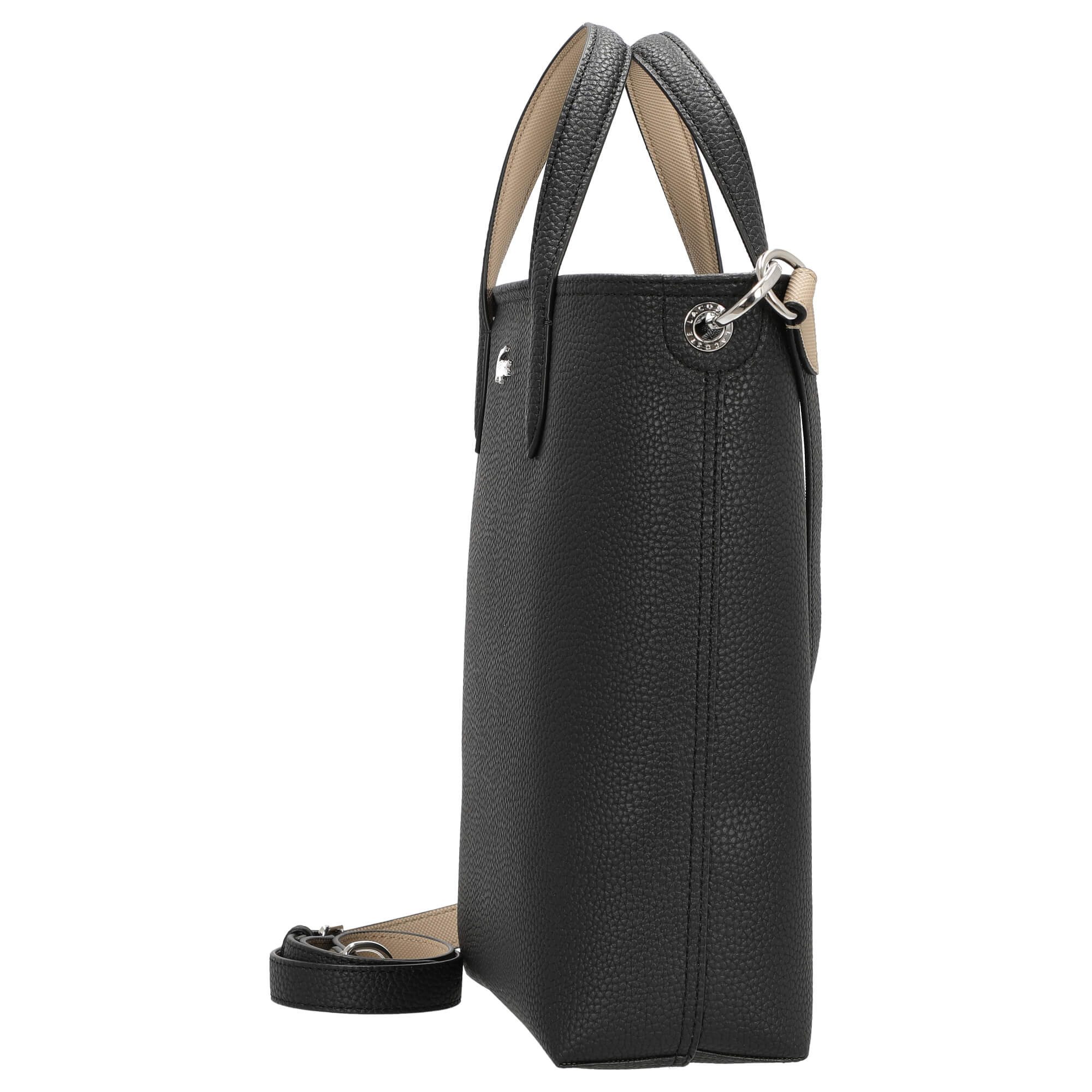 Lacoste Handtasche Anna - Henkeltasche 29 cm (noir krema)