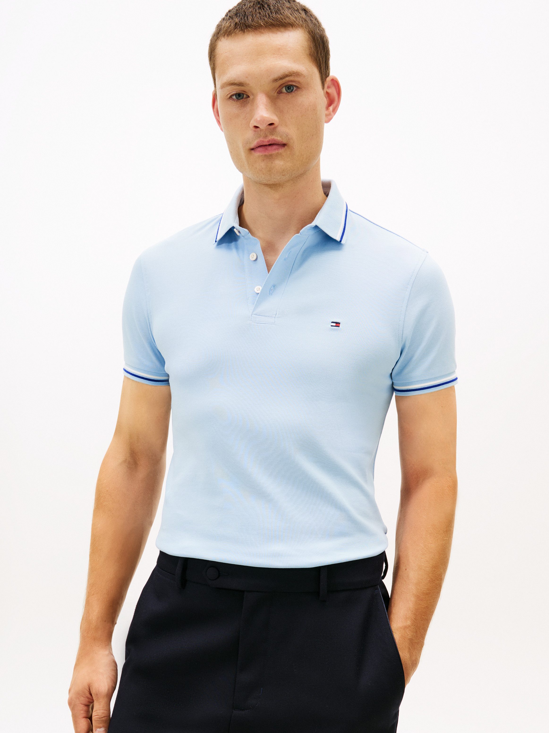 Tommy Hilfiger Poloshirt TOMMY TIPPED SLIM POLO günstig online kaufen