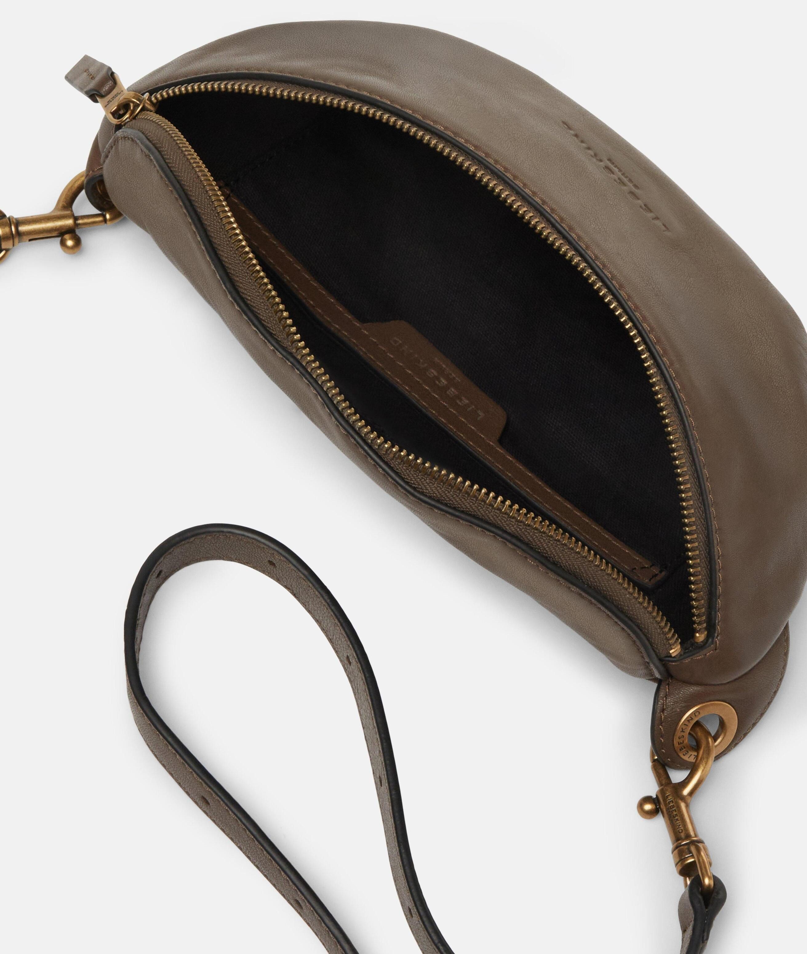 Liebeskind Berlin Gürteltasche Tavia Umhängetasche M, Geräumige Gürteltasche aus Schafsleder