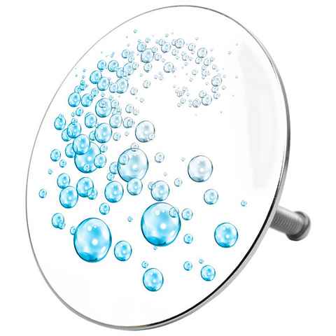 Sanilo Badewannenstöpsel Wasserblasen, Ø 7,2 cm, Ø 7,2 cm