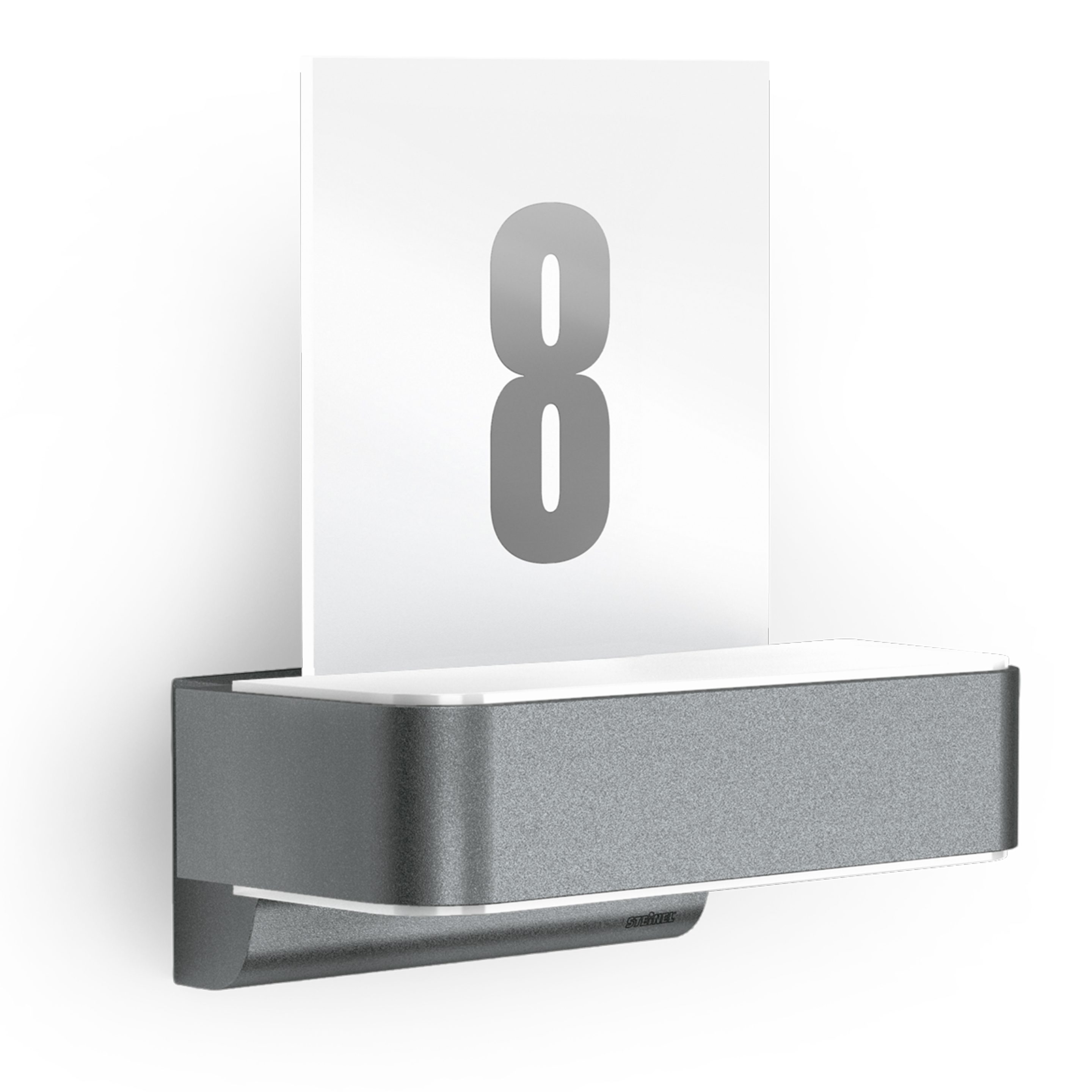 steinel LED Außen-Wandleuchte L 820, mit Bewegungsmelder und Bluetooth, LED fest integriert, Warmweiß, 9,8 W, Softlichtstart, Hausnummernleuchte