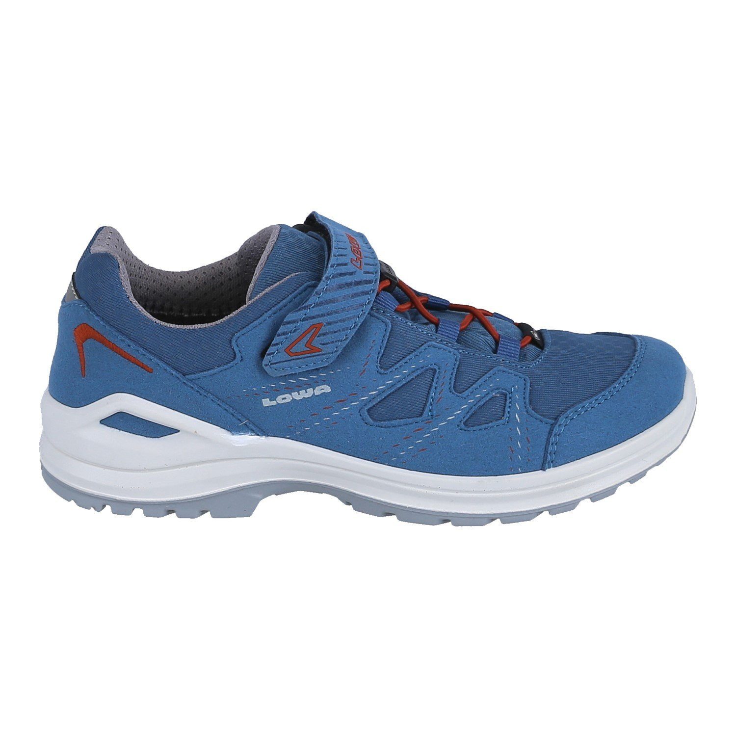 Lowa Innox Evo GTX Low (Synthetik/Textil, wasserdicht) blau/rost Wanderschuh