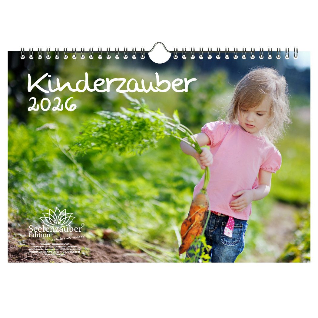 Seelenzauber Настенный календарь Kinderzauber DIN A4 Календари für 2026 Kinder - Seelenzauber