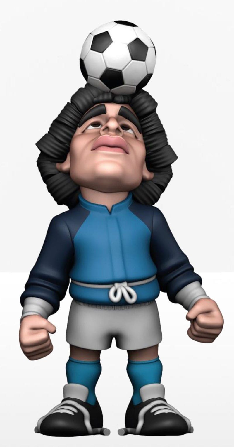 Minix Actionfigur Argentina Football Legend Minix Figur Maradona Warm Up 12 cm, (1-tlg), Produkte sind nummeriert, um die Sammelbarkeit zu erhöhen.