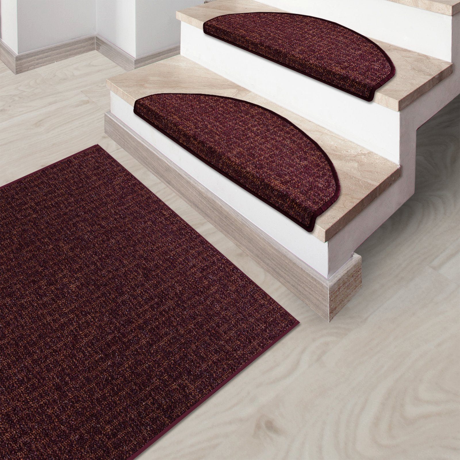 Teppich Swansea, mm, Breiten Höhe: erhältlich in 6 & Deutschland geeignet, 7 rechteckig, Rot 5 Farben, Teppichläufer, in Karat, Fußbodenheizung Hergestellt