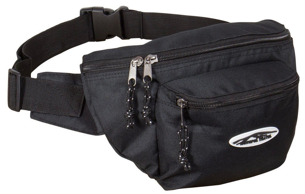 Bauchtasche Herren Gürteltasche schwarz
