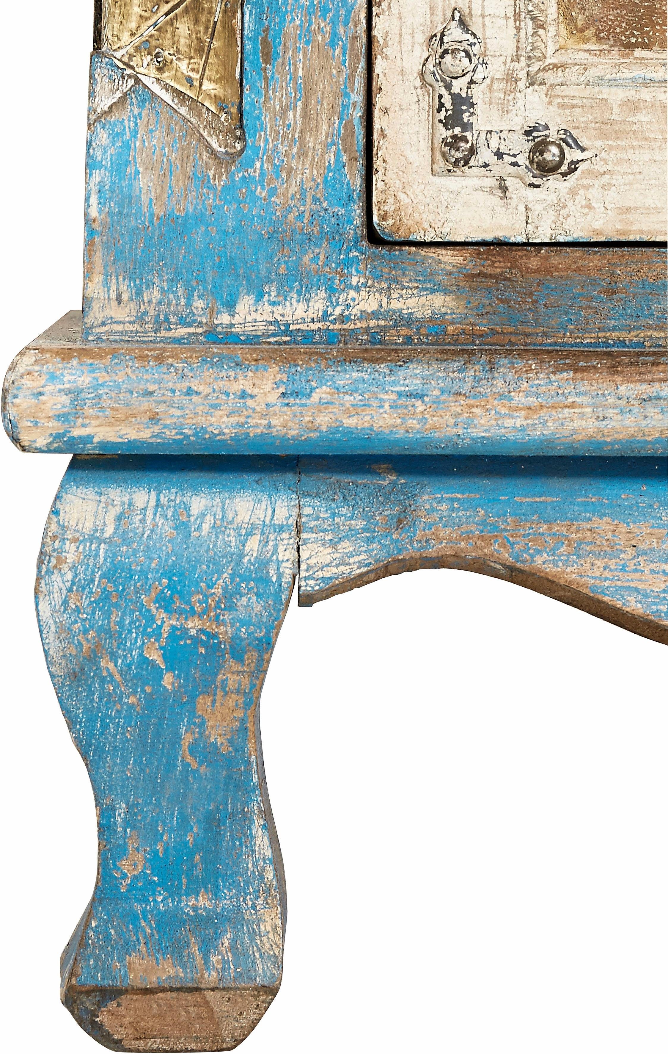 OTTO home Highboard, Stauraumschrank, Höhe 120 cm, mit aufwendiger Schnitzerei