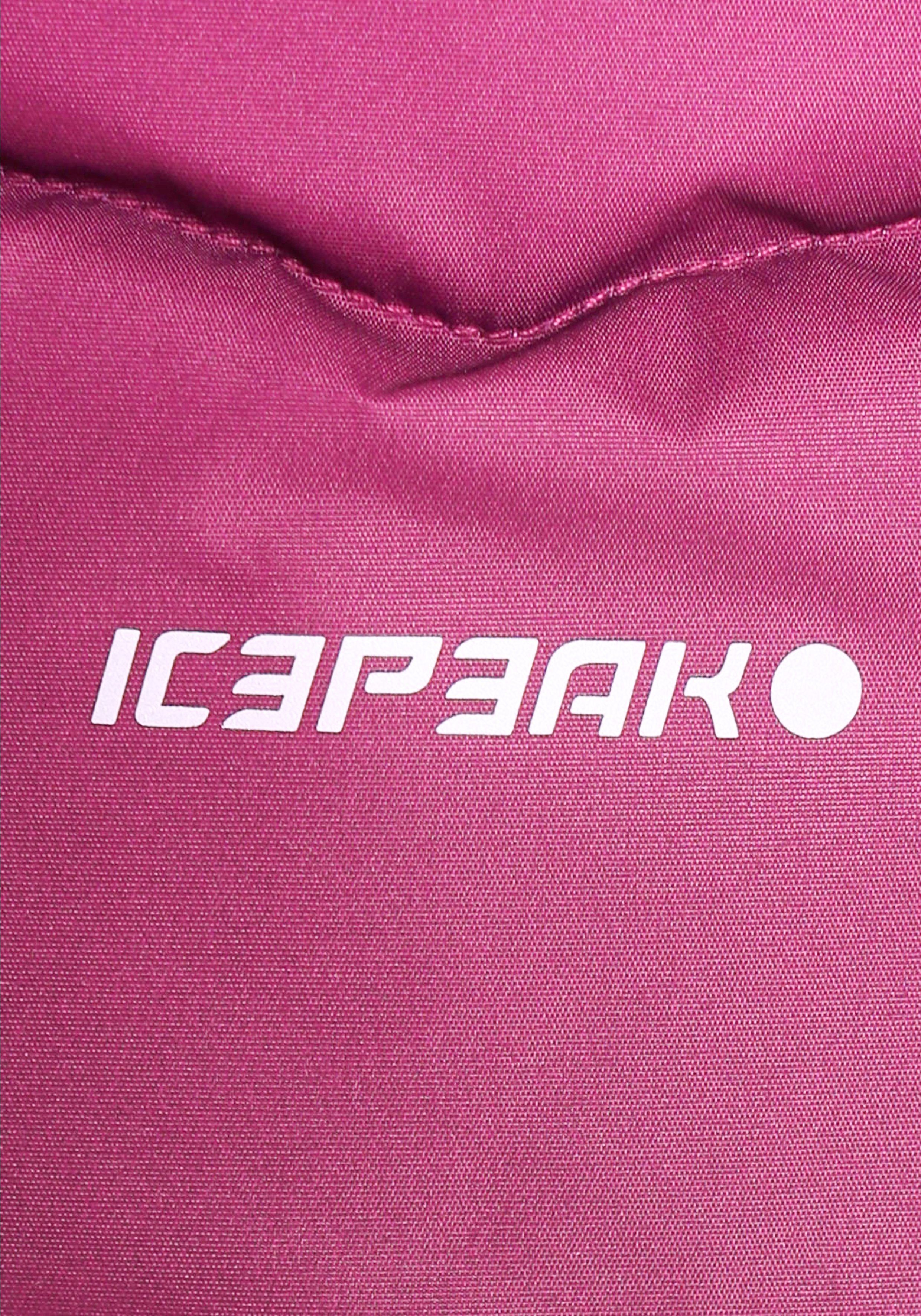 & Atmungsaktiv JR pink Icepeak für Wasserabweisend Windabweisend PIQEON - & Kinder Steppjacke