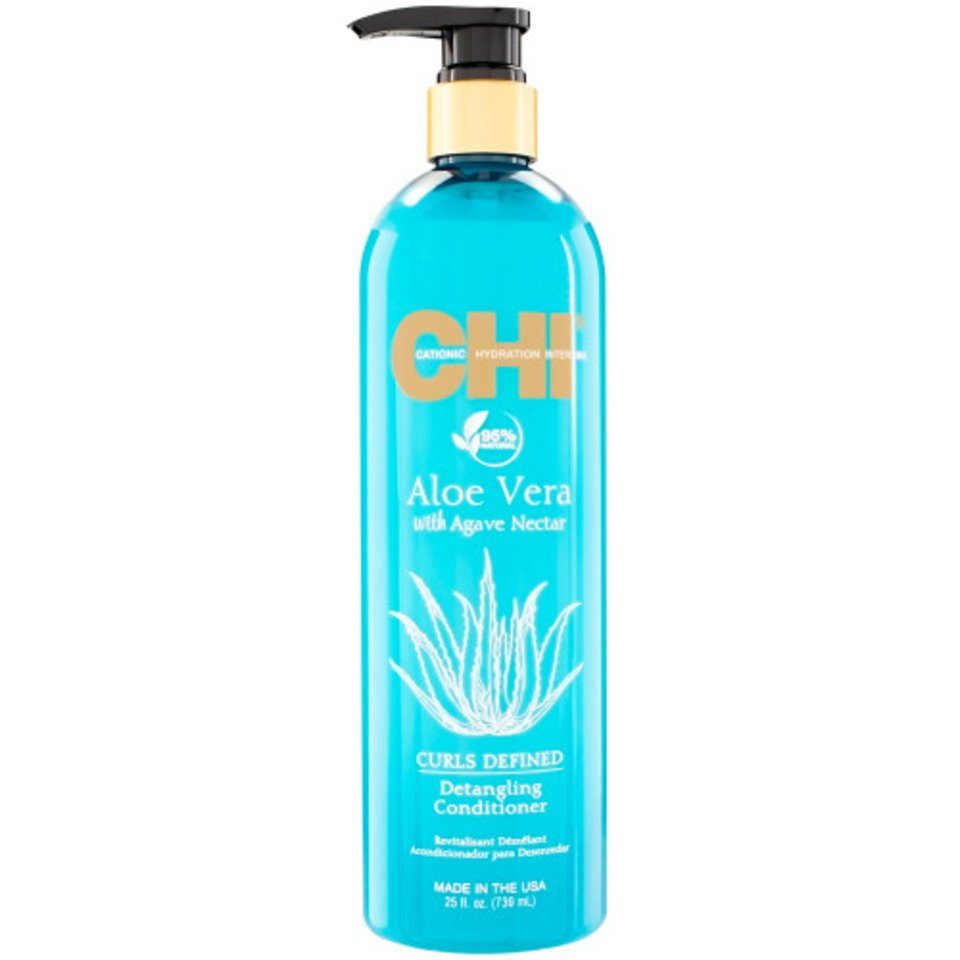 CHI Haarspülung Aloe Vera Curls Detangling Conditioner, 1-tlg., flegt und definiert lockiges Haar