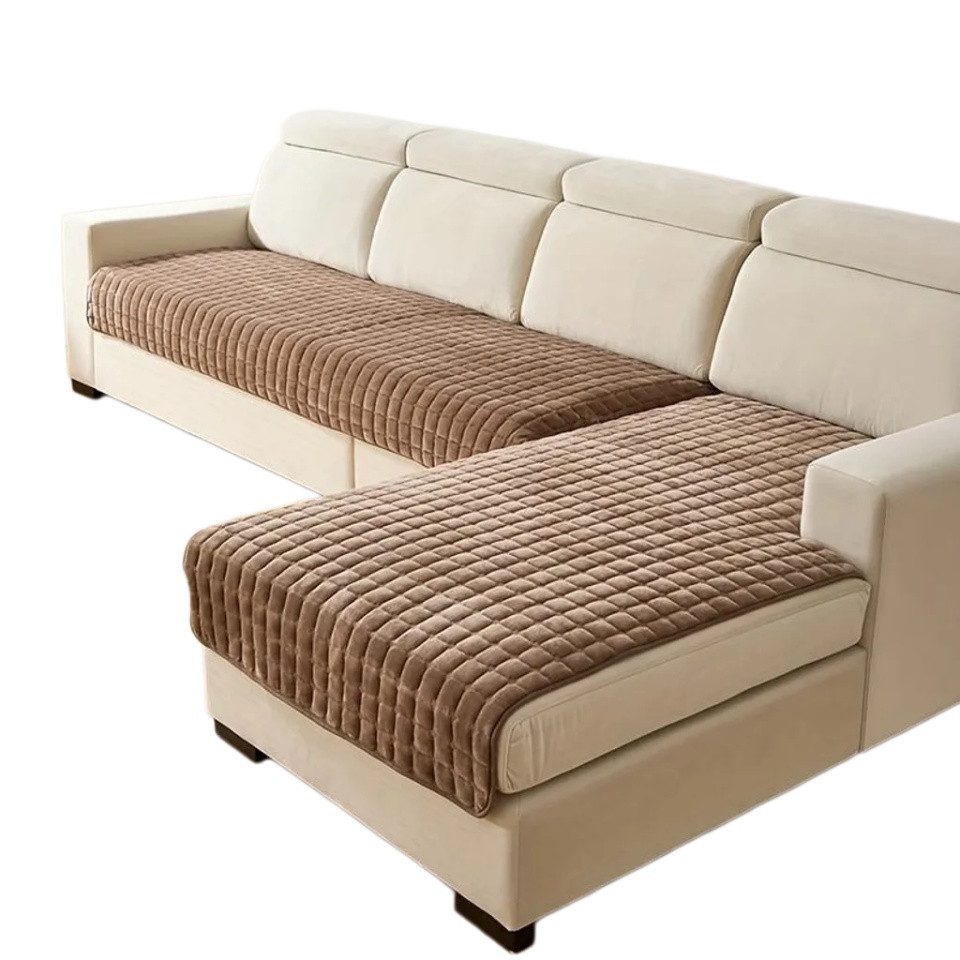 Bellaro Life Sofabezug 2 Stück Flannel Sofabezug, Antirutsch Möbelschutz, 90x160cm+210cm