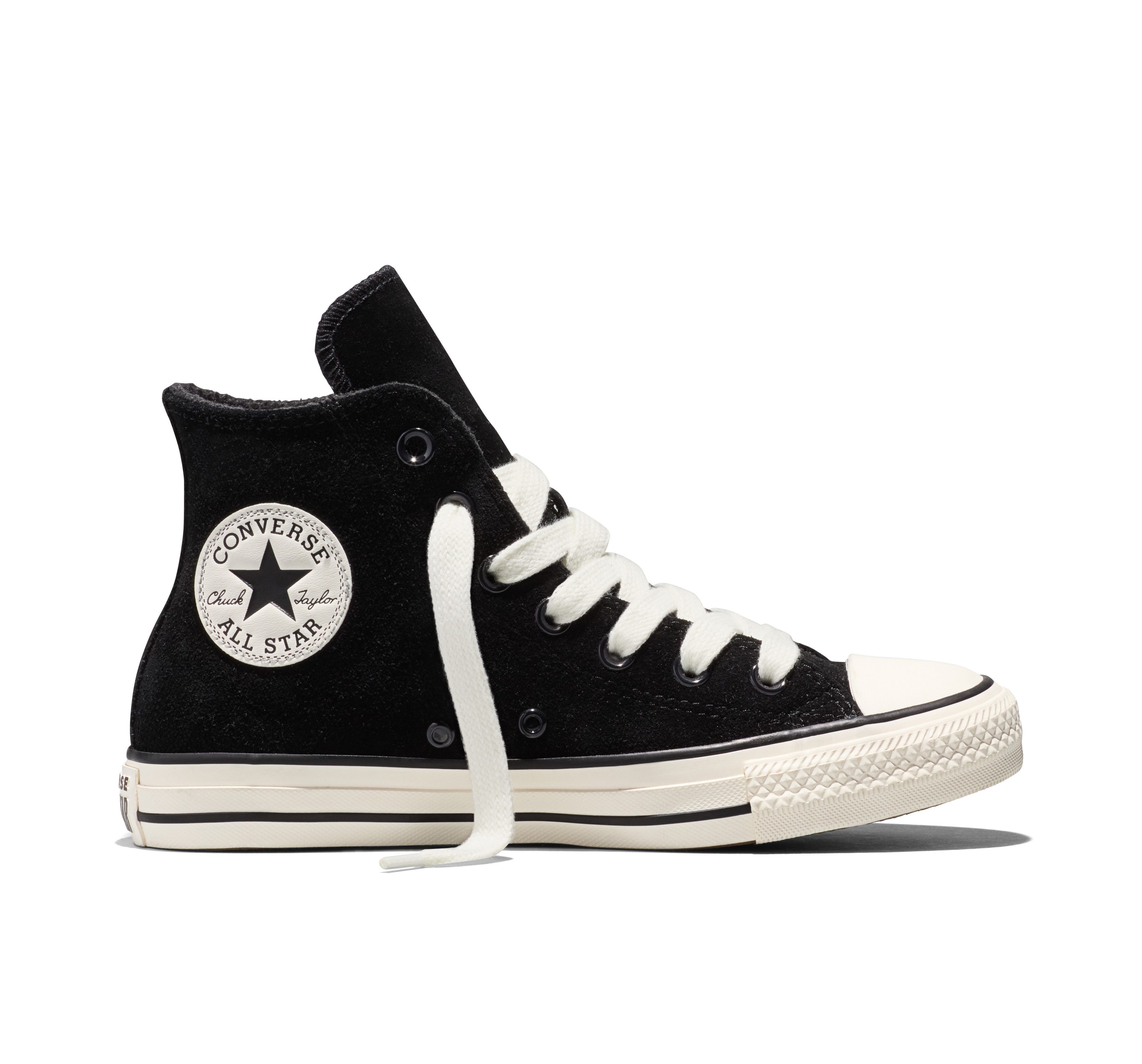 Converse Chuck Taylor All Star Sneaker wasserdichtes Wildleder, gefüttert und breite Laces