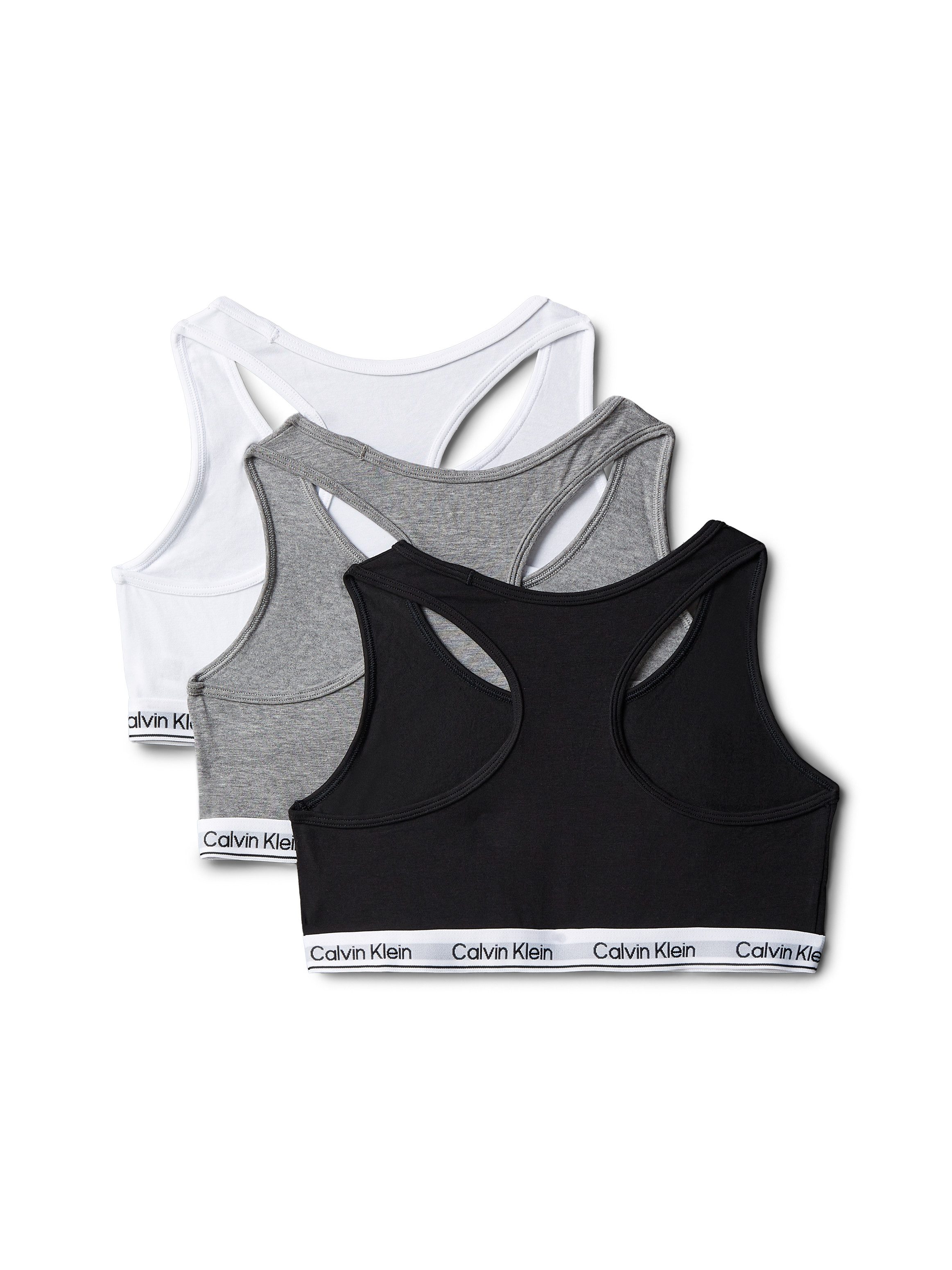 Calvin Klein Underwear Bralette 3PK BRALETTE (Packung, 3-tlg., 3er-Pack) mit Logobund