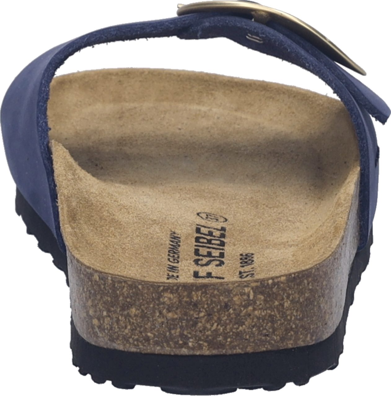 Josef Seibel Hermine 14 Pantolette Schlupfschuh, Flats, Hausschuh mit vorgeformtem Fußbett, in Weite G