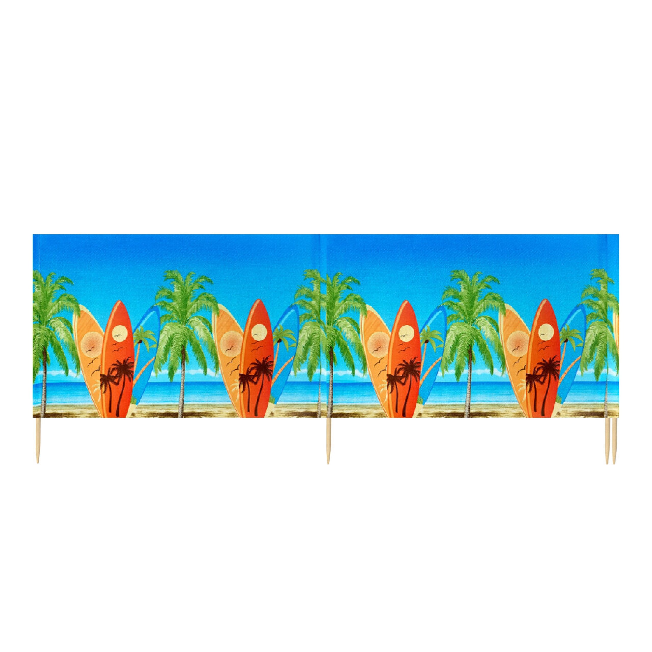 Ladeheid Windschutz Strand Sichtschutz 4m LAEX001 günstig online kaufen