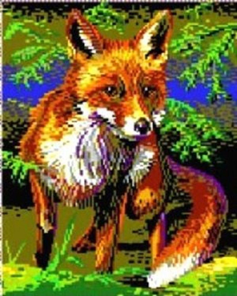 Stick it Steckpuzzle Fuchs, 9500 Puzzleteile, Bildformat: 66 x 53 cm