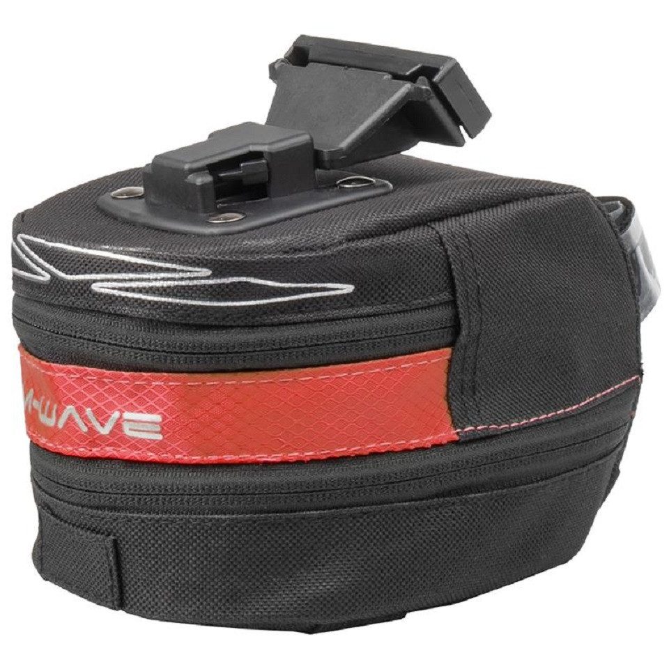 KHEbikes Satteltasche M-WAVE Tilburg L Satteltasche Fahrrad Erweiterbar Rot