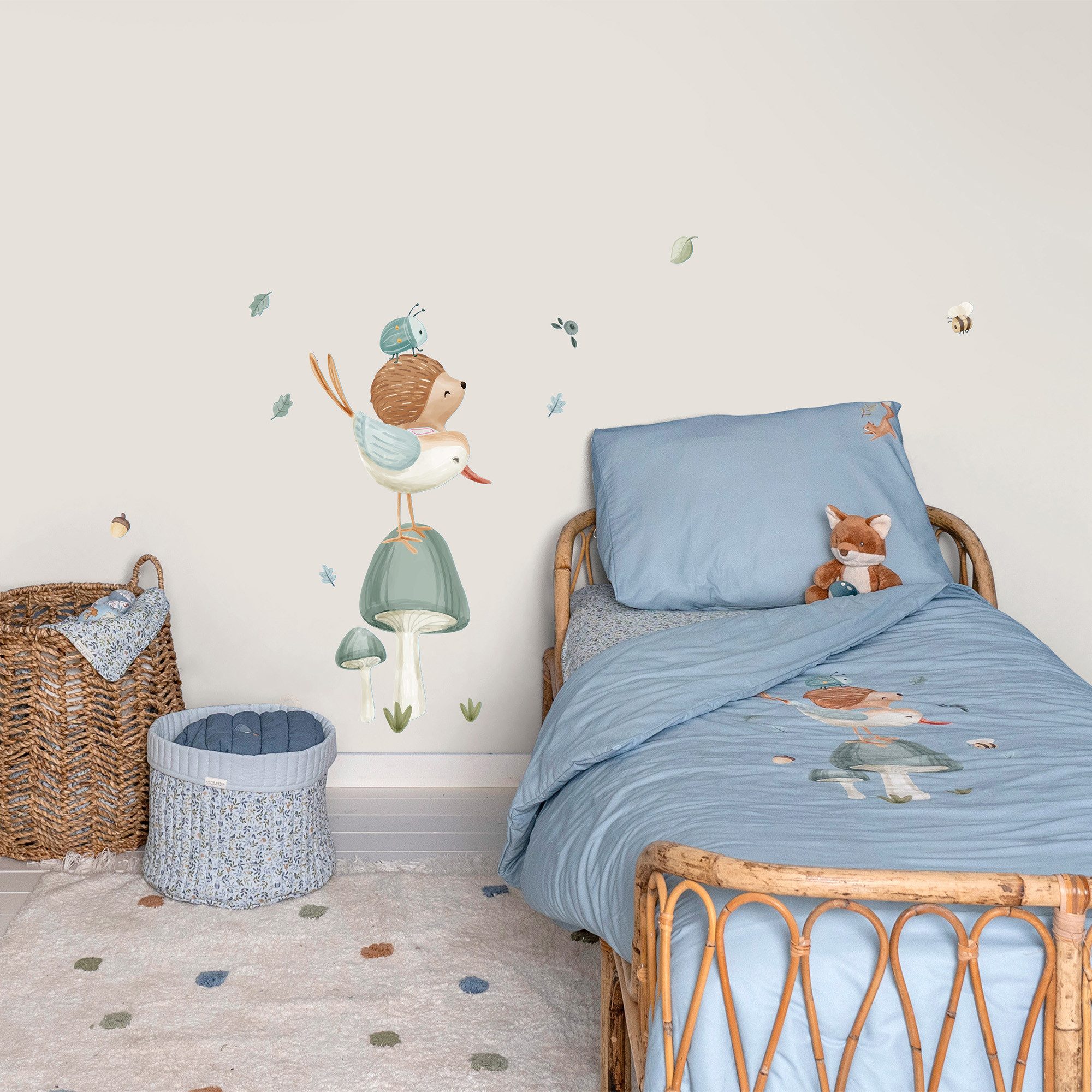 LITTLE DUTCH Wandtattoo Wandsticker Set Forest Friends (40x80cm) (1 St)