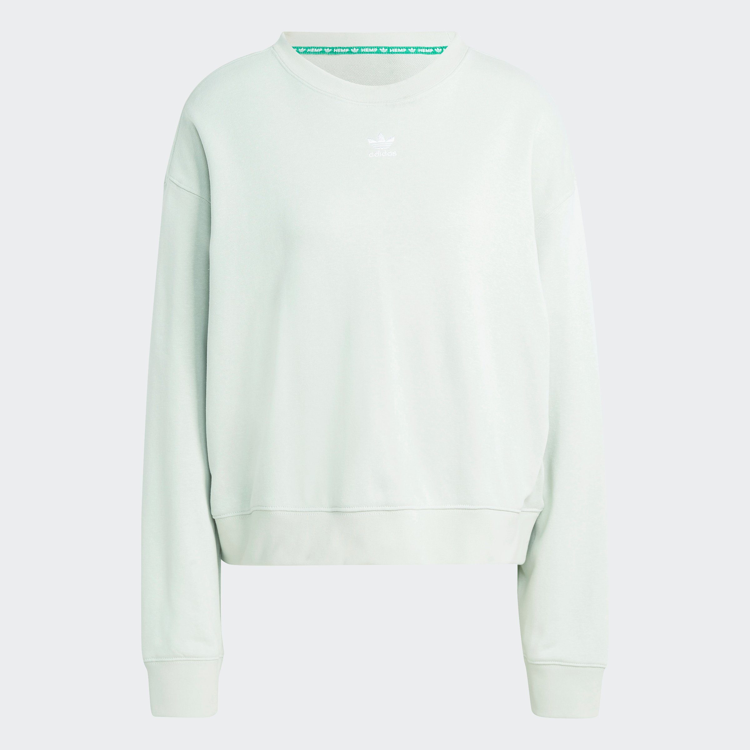 Linen Kapuzensweatshirt Originals PULLOVER adidas ESSENTIALS+ MADE HEMP WITH Green