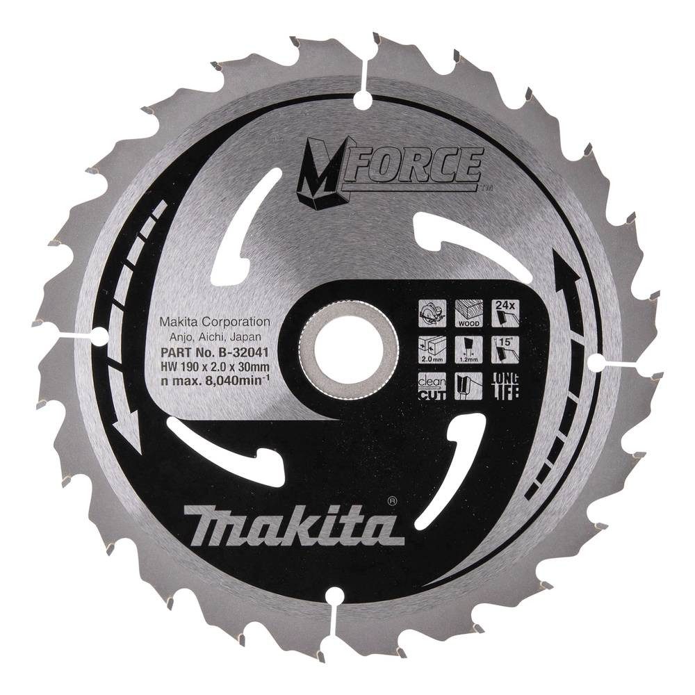 Makita Kreissägeblatt Kreissägeblatt 190x30x24Z B-32041