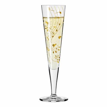 Ritzenhoff Champagnerglas Goldnacht Champagner 002, Kristallglas, Made in Germany