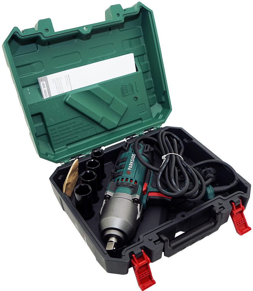 Parkside Drehschlagschrauber Elektro Schlagschrauber PDSSE 550 A1, 550W, ½" Außenvierkant