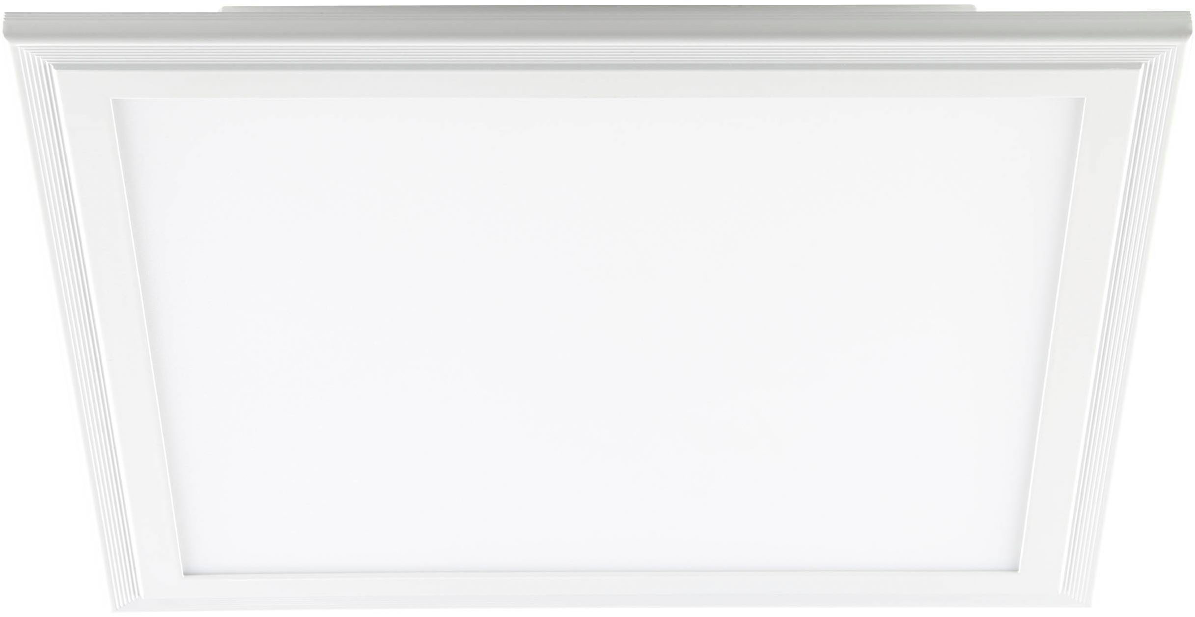 EGLO Deckenleuchte Salobrena 1 Deckenlampe, Aluminium und Kunststoff, Aufbaulampe, Lampe, LED fest integriert, Neutralweiß, Deckenlampe, Material: Aluminium, Kunststoff, Weiß, L: 30x30 cm