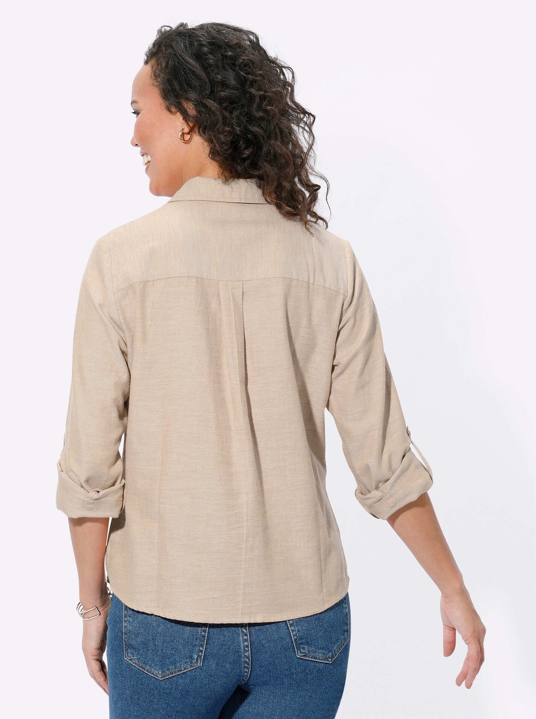 Witt Klassische Bluse Flanell-Bluse Langarm günstig online kaufen