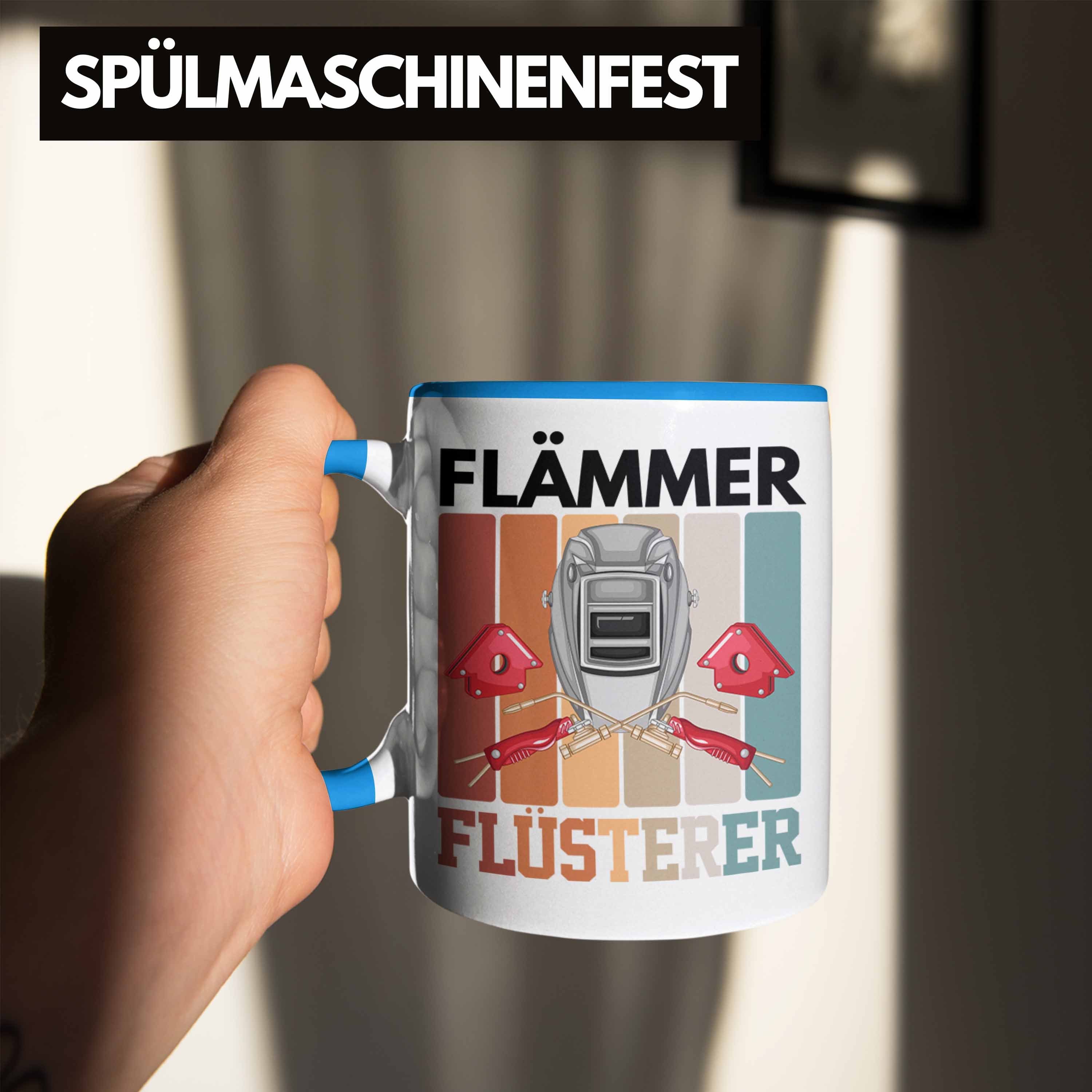 Flüsterer Geschenk Schlosser Tasse Trendation Blau - Lust Trendation Flämmer Tasse Schweißer