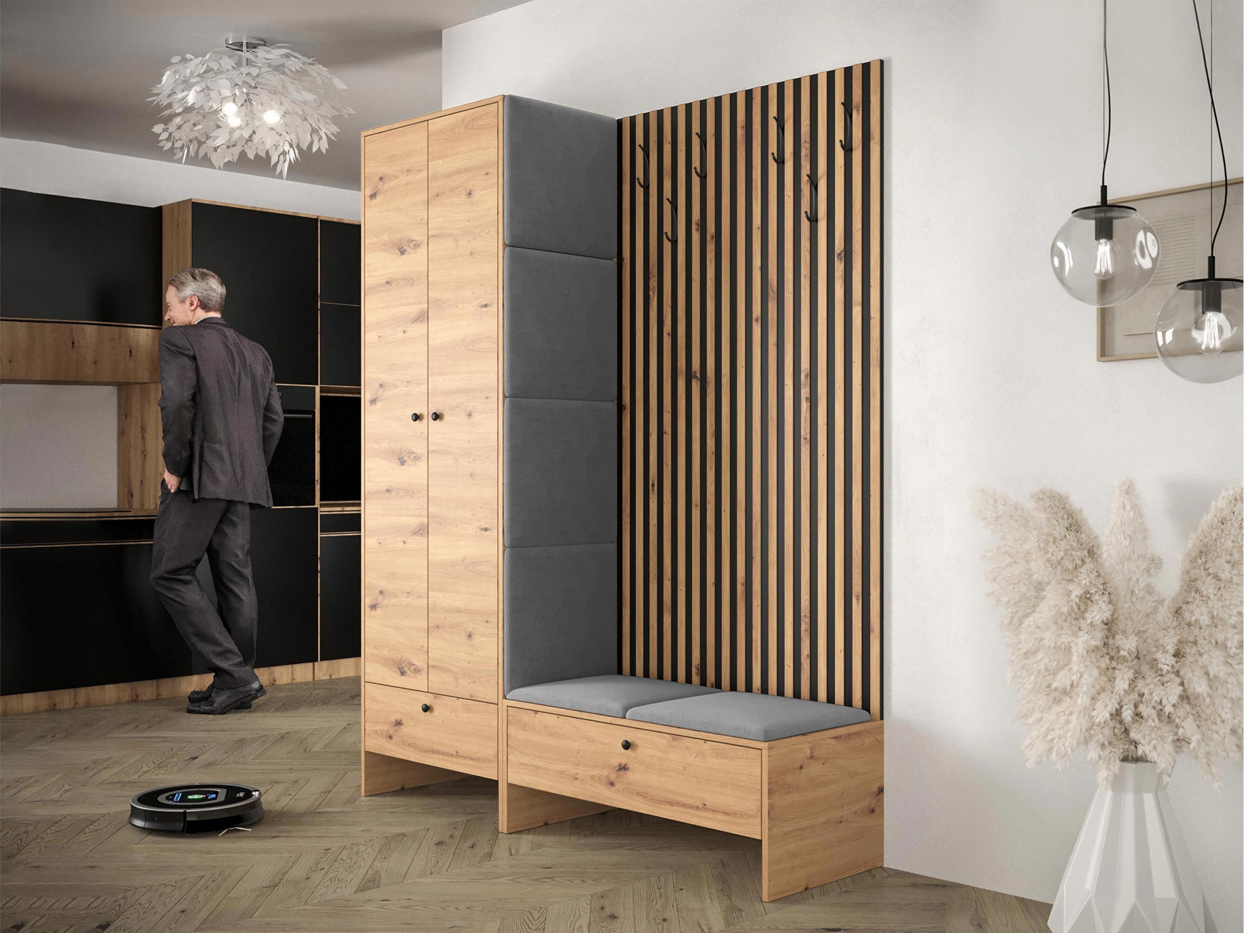 MIRJAN24 Garderoben-Set Balma III, (Komplett-Set, Kleiderschrank, günstig online kaufen