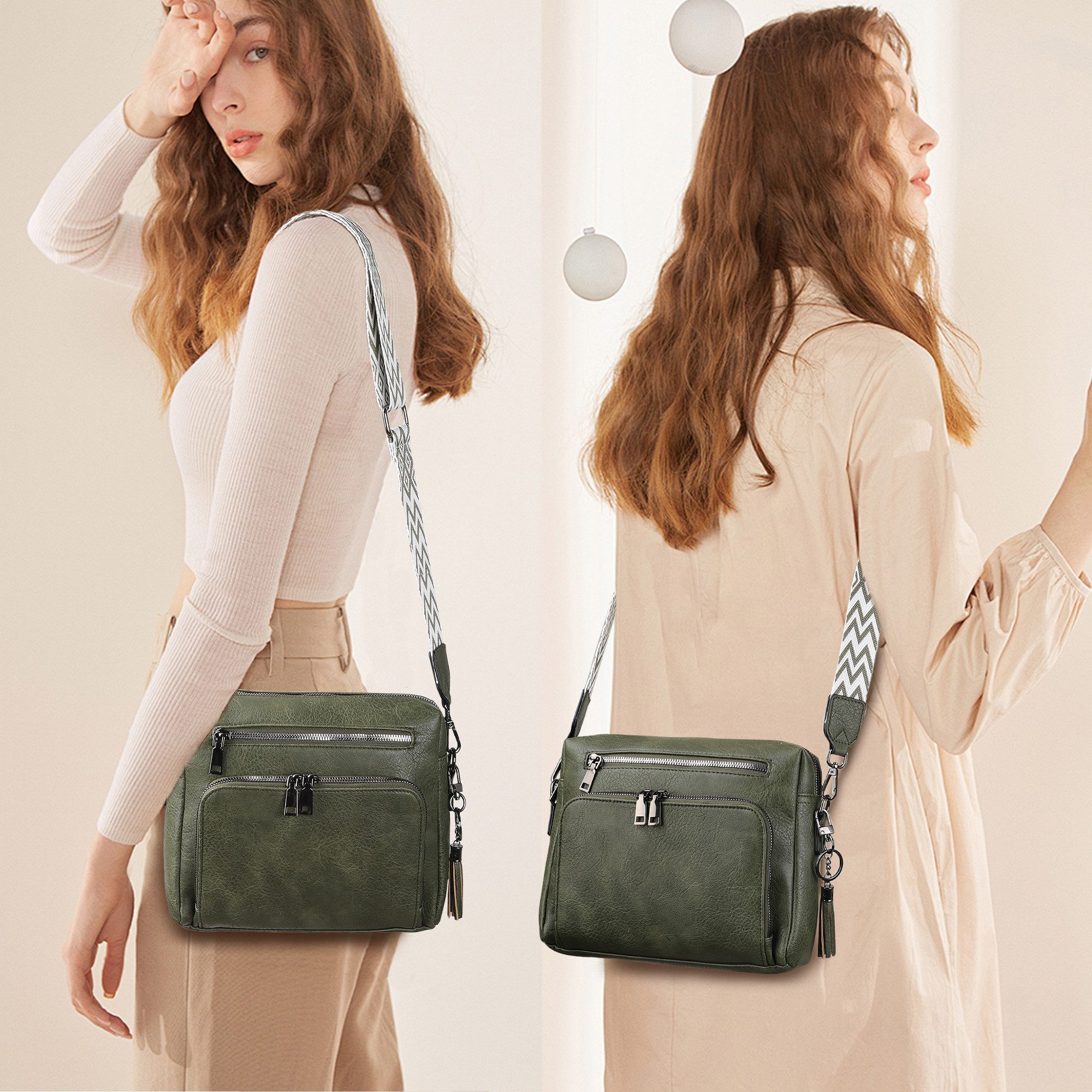 Defe Umhängetasche Damen Crossbody Bag Moderne günstig online kaufen