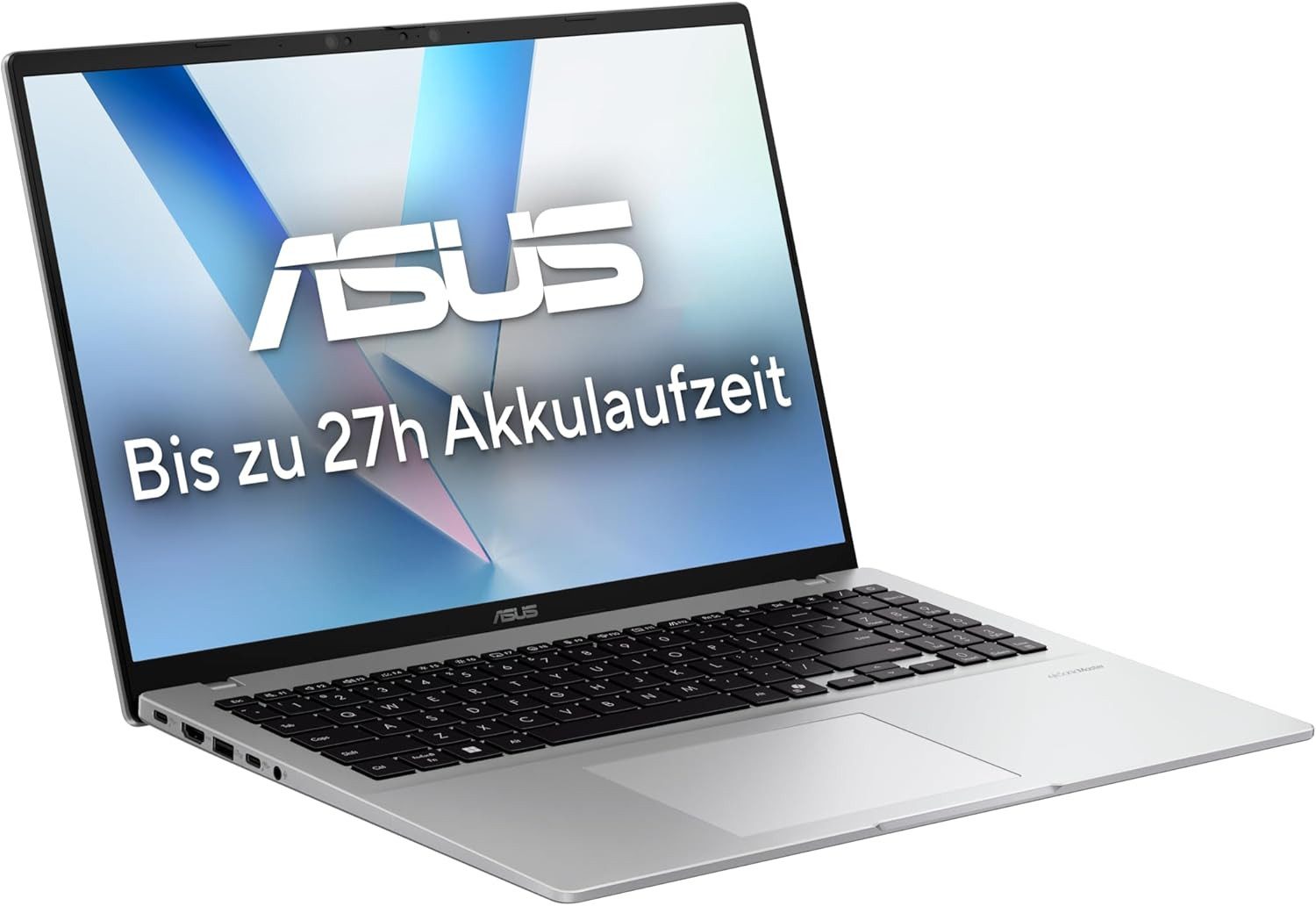 Asus Vivobook 16 X1607QA Copilot+ AI Laptop, Snapdragon X CPU & Adreno GPU Notebook (Snapdragon X X1-26-100, Qualcom Adreno, 16 GB, 512 GB SSD)