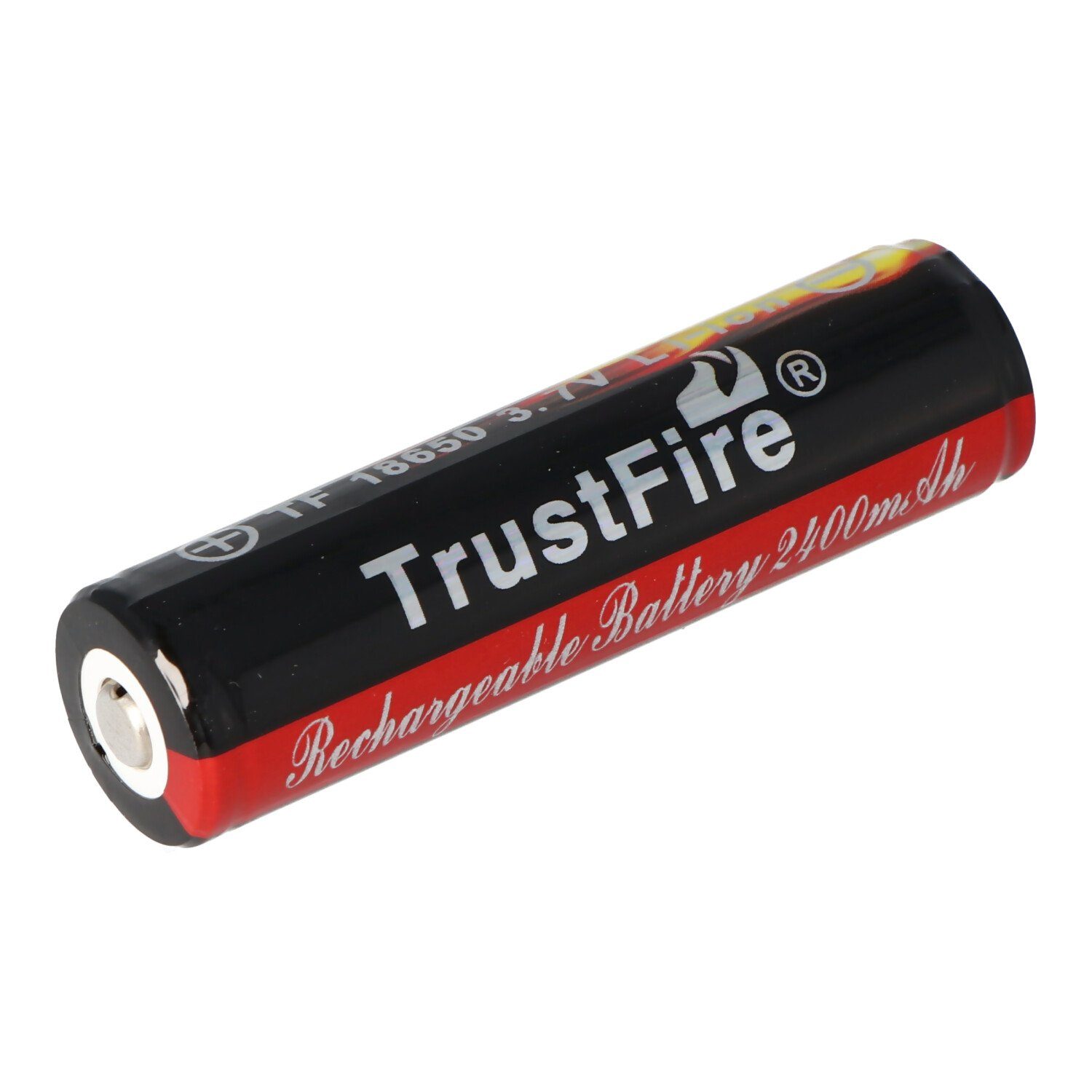 Trustfire Trustfire 18650 2400mAh 3,7V geschützt, beachten Abmessungen 68,5x18, Akku 2400 mAh (3,7 V)