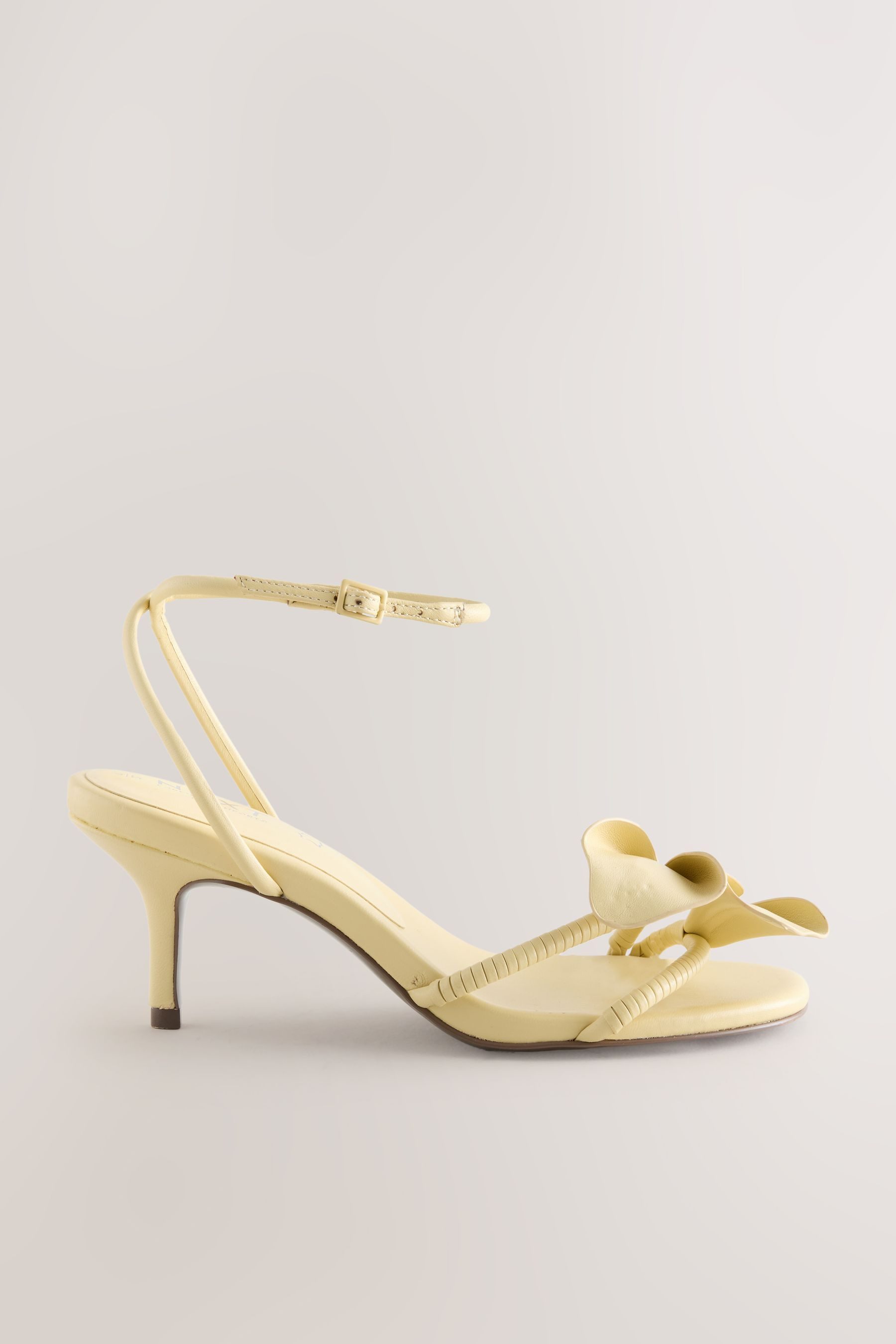 Next Forever Comfort® Ledersandaletten, Tulpen-Absatz Sandale (1-tlg)