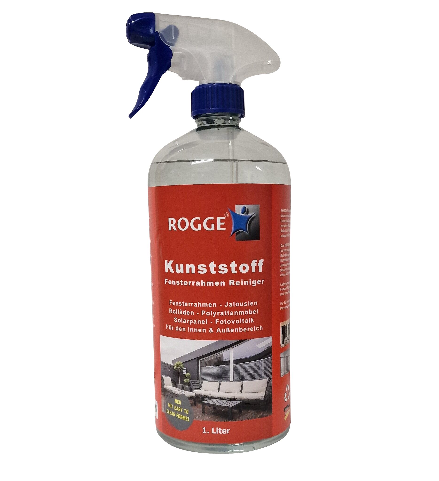 Kunststoff - Fensterrahmen All-in-One Profi Reiniger 1.Liter Kunststoffreiniger