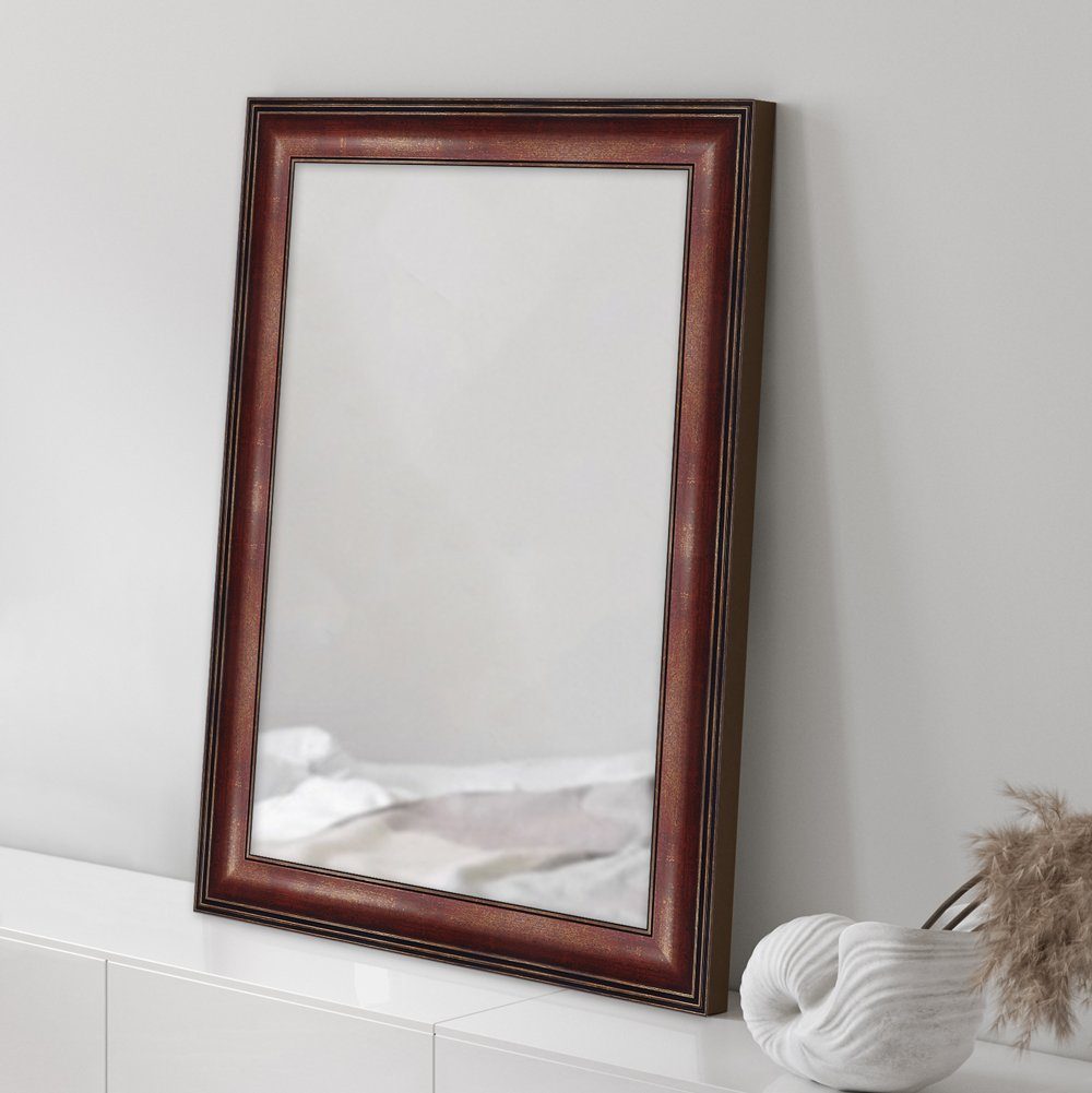 im Wandspiegel H235, WANDStyle Klassisch Rot, Stil Kunststoff aus