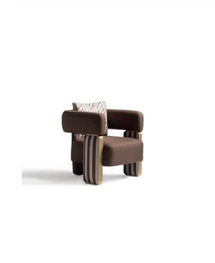 JVmoebel Sessel Luxus Sessel Einsitzer Wohnzimmer Clubsessel Weiß Sitz (1-St., Sessel), Made in Europa